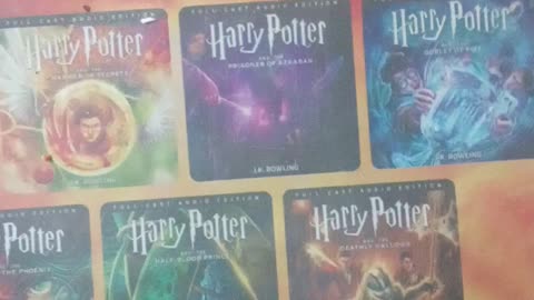 Harry Potter Audio in Newspaper