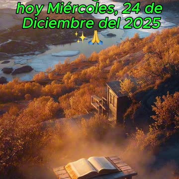 🙏✨Evangelio de hoy Miércoles, 24 de Diciembre del 2025✨🙏