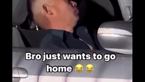 Bro just wanna go home