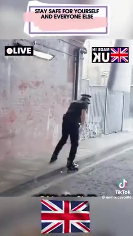 OI MYTE 🇬🇧🛼 YOU GOT A LOICENCE FOR ALL THAT❓