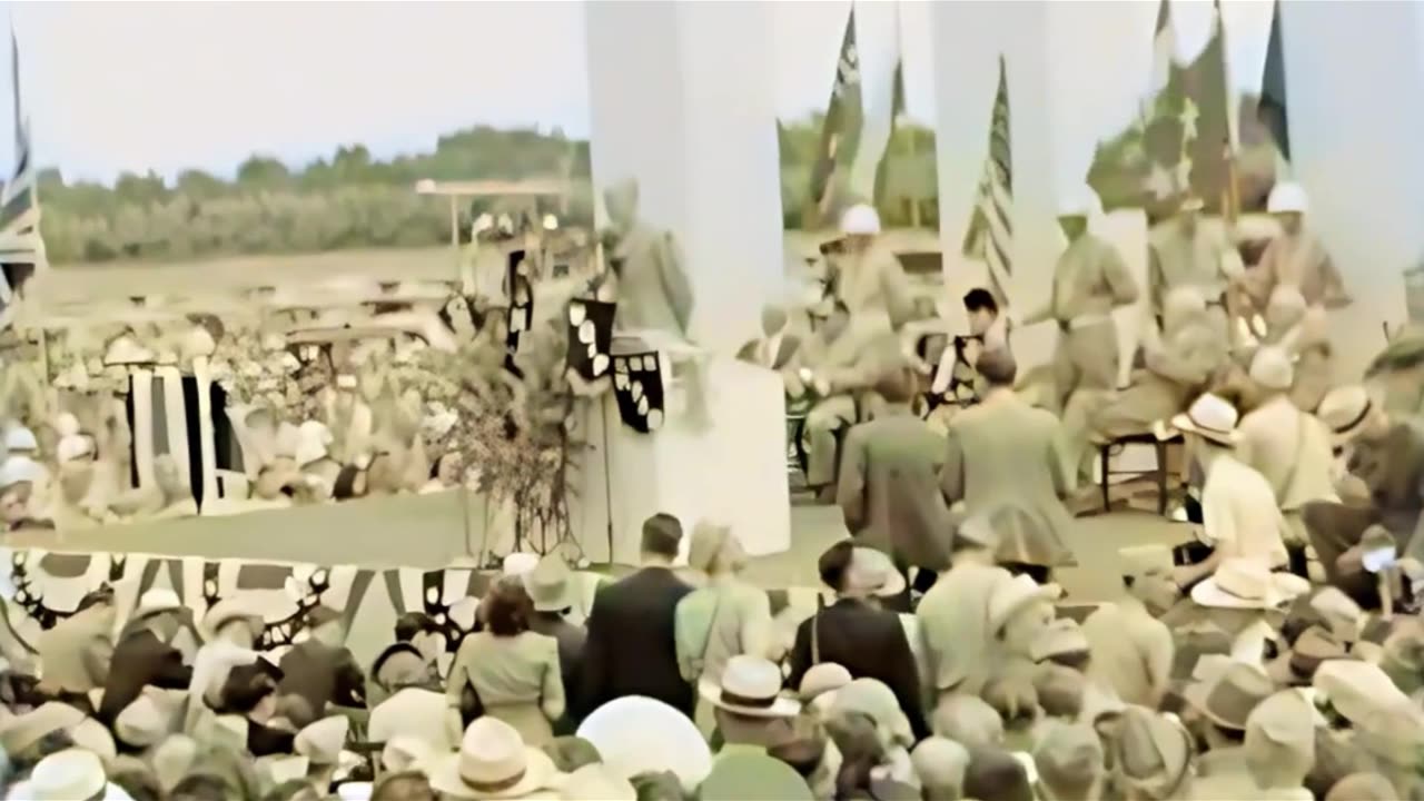 Eisenhower Returns to Kansas 1945