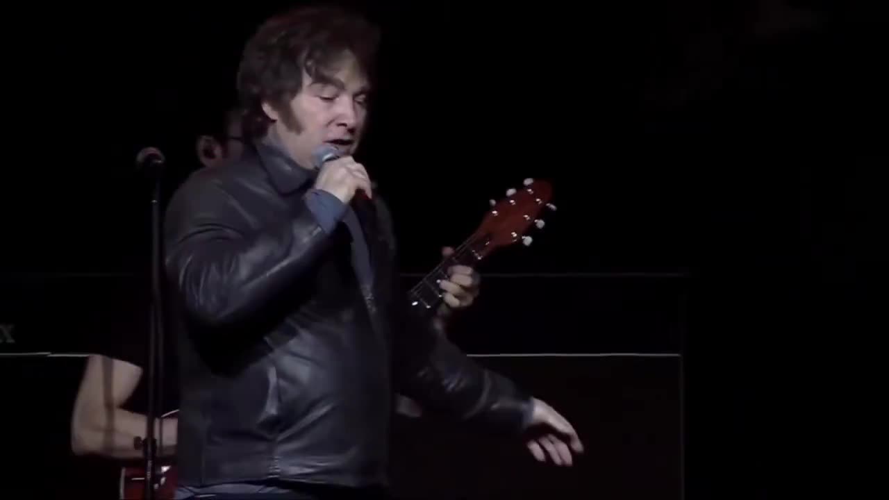 President Javier Milei of Argentina Held a Rock Concert to Celebrate His New Book