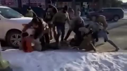 ICE MURDERS 1 OF 2 PASSERS BY Walking | arbitrary Slaughter