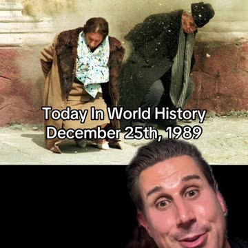 THE HISTORIC MOMENT OF DECEMBER 25th, 1989