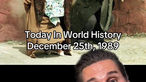 THE HISTORIC MOMENT OF DECEMBER 25th, 1989