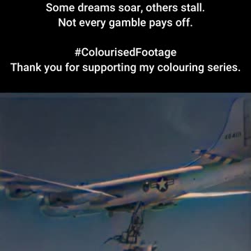 Experimental Fighter Put to the Test #ColourisedHistory