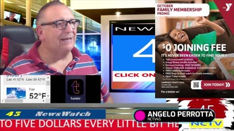NCTV45 NEWSWATCH MORNING TUES OCT 21 2025 WITH ANGELO PERROTTA