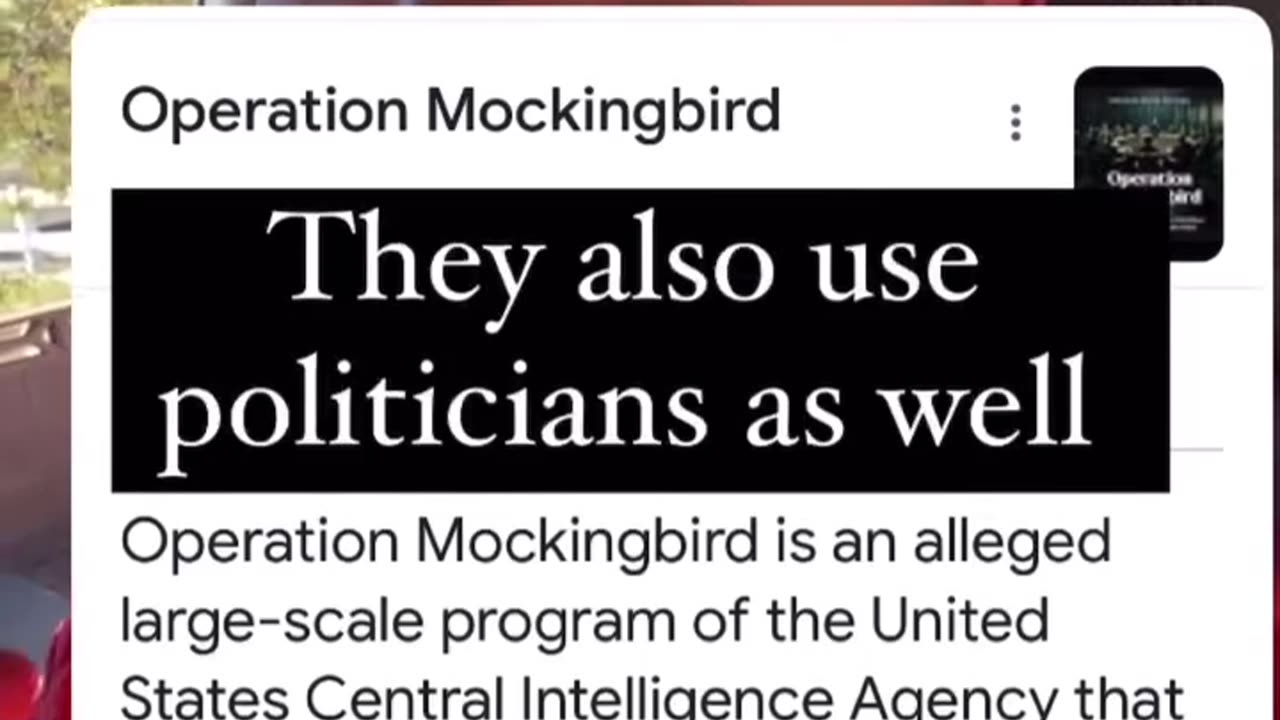 “ Mockingbird 📺 MK Ultra 🧠”