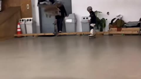 😱🛹 You Won't Believe This Kickflip Late Shuv! Watch Till the End! | SkateNation