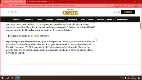 Câmara avança para criar cadastro de invasores de terras.mp4