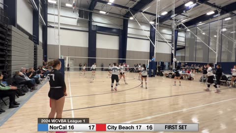 u17 girls volleyball match