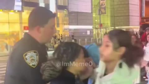 Watch as Biden’s newcomers from Venezuela show no respect for the NYPD.
