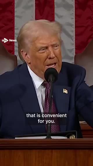 Donald Trump lexon letrën e Zelensky në Kongresin e SHBA