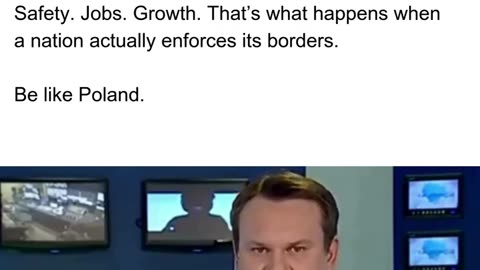 Politics - 2026 Commie Fake News Calls Poland Racist For Securing Thier Borders US Take Notes