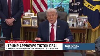 Trump signs executive order supporting proposed deal to put TikTok under US ownership