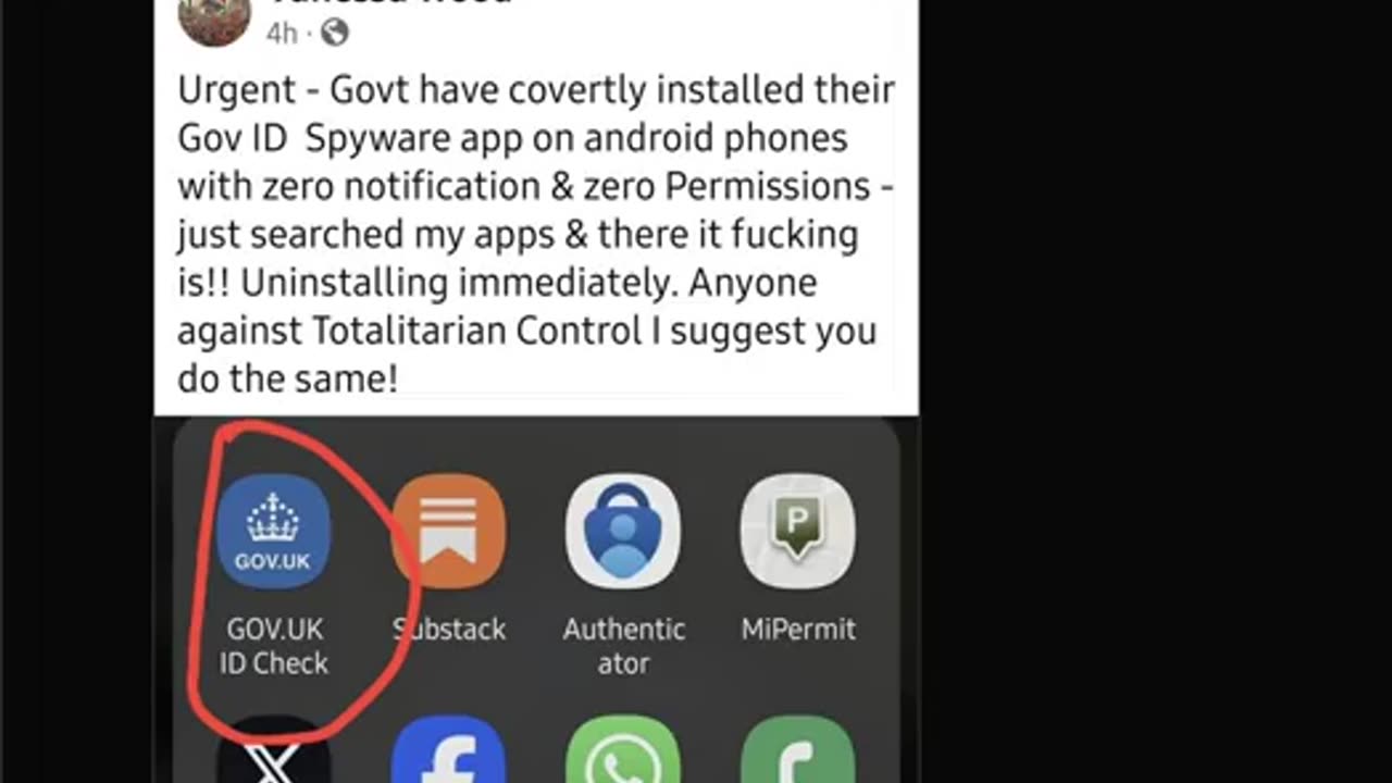 Government ID App |Covertly being Installed| On Android Phones - UK