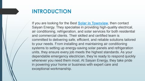 Best Solar in Townview