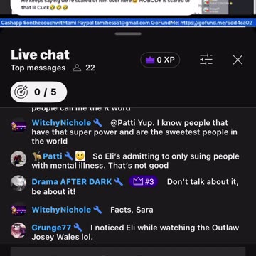 Tami is clearly drunk or on pills