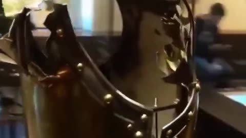 Breastplate of a cavalryman struck by a cannonball while serving Napoleon