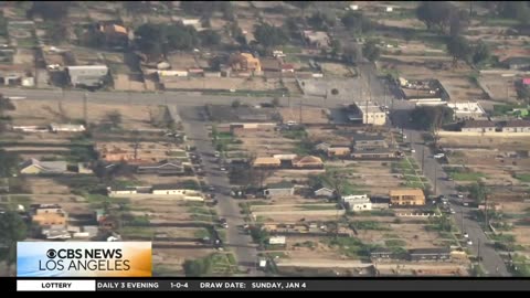 Aerial View of Rebuilding ‘Progress’ in Eaton Fire Burn Scar