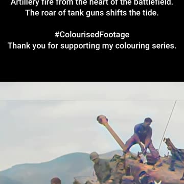 Armored Precision US Tanks as Artillery Korean War 1950 #ColourisedHistory