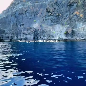 Setting goals is the first step in turning the invisible into the visible.