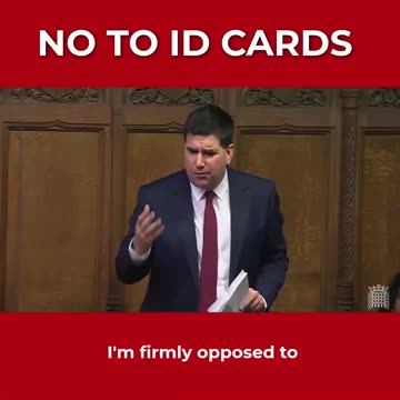 British Labour MP Richard Burgon: "Given the serious threats that digital ID poses to...