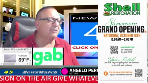 NCTV45 NEWSWATCH MORNING TUES OCT 14 2025 WITH ANGELO PERROTTA