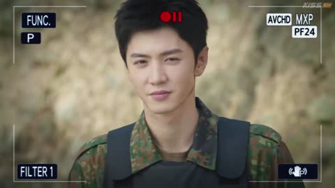 azan & Song Ran the white olive tree Song Ran filming outside while walking episode 3