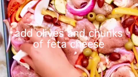 Greek Sheet Pan Chicken | Easy Chicken Dinner