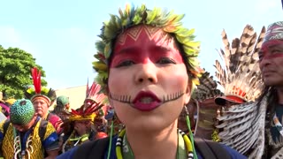 Thousands march in Brazil demanding Indigenous land rights, climate actions