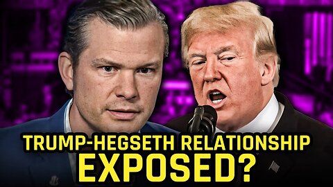 Does Pete Hegseth Have Dirt On Donald Trump?