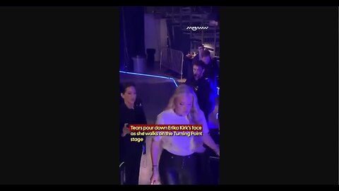 Erika Kirk Caught Using Tear Solution to Create Fake Tears Before Going On Stage