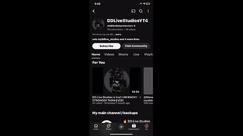 DD live Studios (Genaro Jackson) Predator Gangstalks my YouTube Out of nowhere