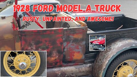 1928 FORD Model A Pick Up! RUSTY and RAW 🔥🔥