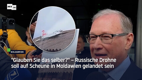 Moldawien: "Glauben Sie das selber?" – Russische Drohne soll auf Scheune gelandet sein