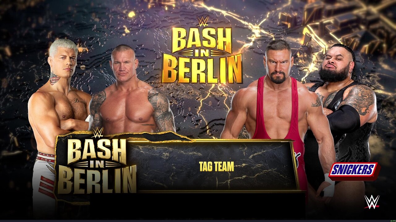 WWE 2k25 Cody Rhodes & Randy Orton vs Bronn Breakker & Bronson Reed