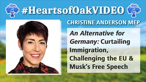 Christine Anderson MEP - An Alternative for Germany: Curtailing Immigration, Challenging the EU