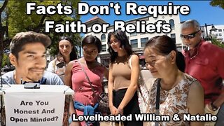 Facts Don't Require Faith or Beliefs- Downtown Riverside CA