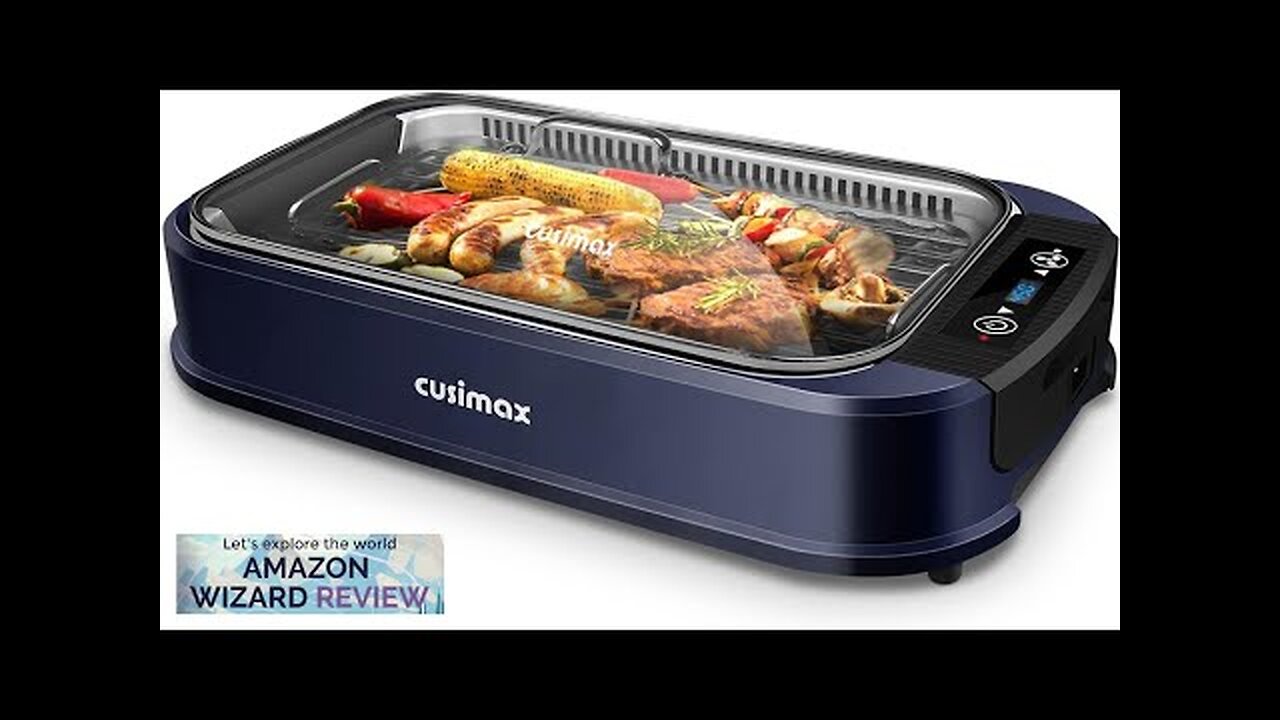 Indoor Grill Electric Grill CUSIMAX Smokeless Grill Portable Korean BBQ Grill Review