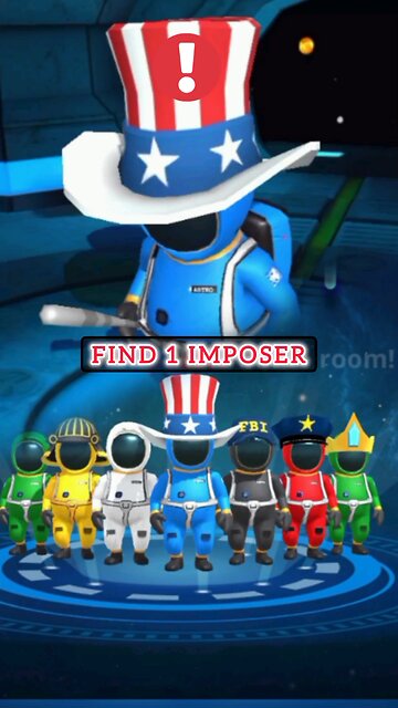 Among us Find 1 Imposter #shorts #amongus #music