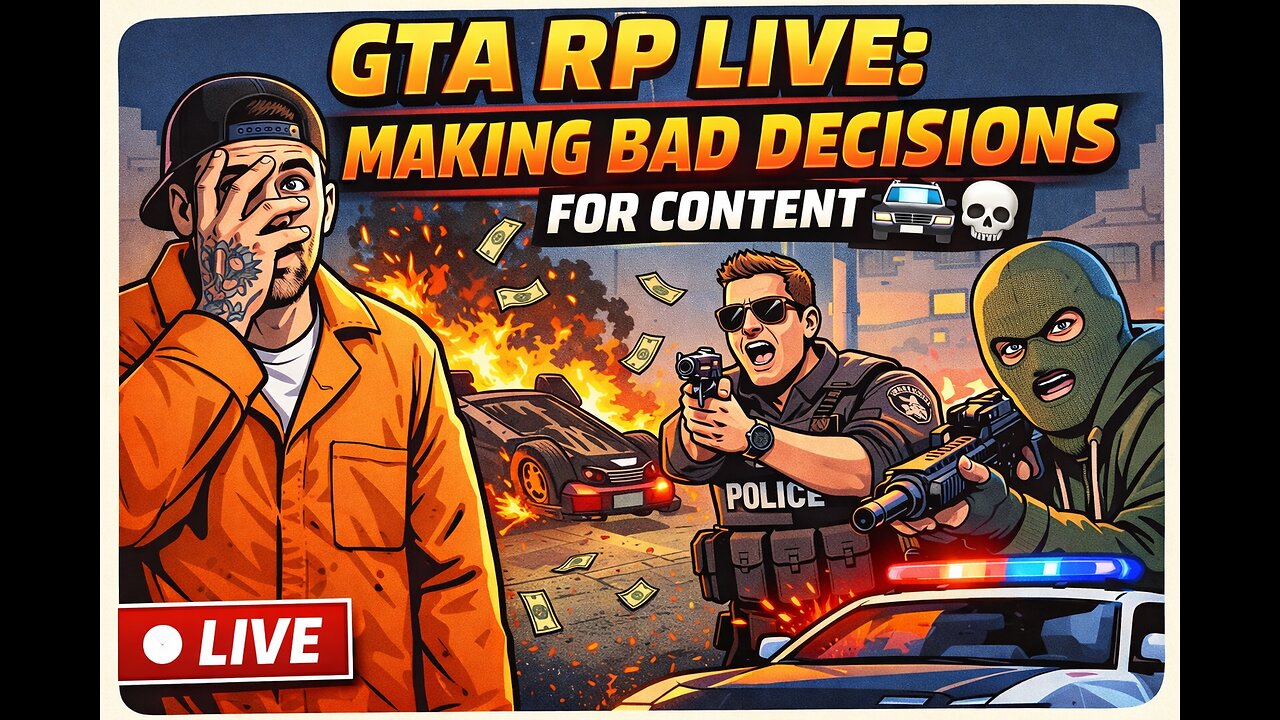 GTA RP LIVE: Making Bad Decisions for Content 🚓💀