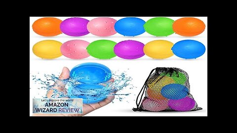 SOPPYCID 12 Pcs Reusable Water Balloons Pool Beach Water Toys for Boys Review