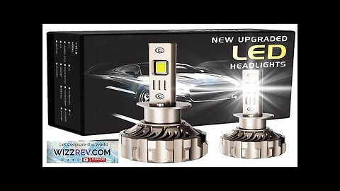 SEALIGHT Y2 2PCS LED Car Headlight Bulbs Kit 6000-6500K Car Front Light Review