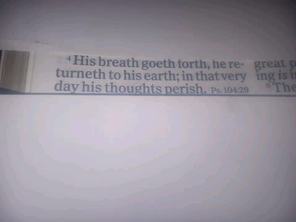 Psalm 104:29, Psalm 146:4