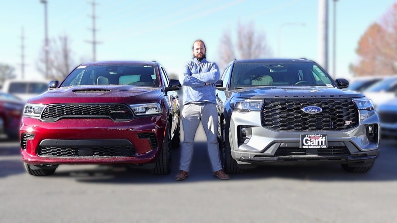 V8 versus Turbo V6 //2026 Dodge Durango GT vs 2026 Ford Explorer ST//