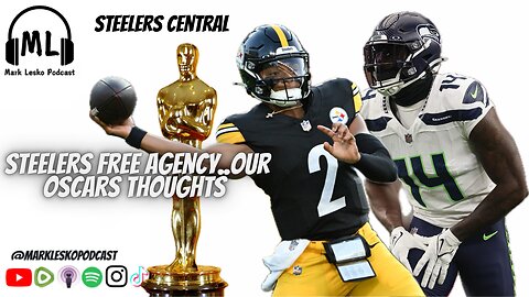 Who do the Steelers get? The Oscars || Steelers Central Mark Lesko Pod #oscars #nfl #steelers