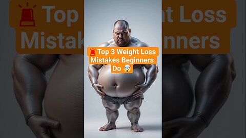 Top 3 Weight Loss Mistakes Beginners ALWAYS Make 🚨🤯 | Fix These Fast! #Shorts #WeightLoss