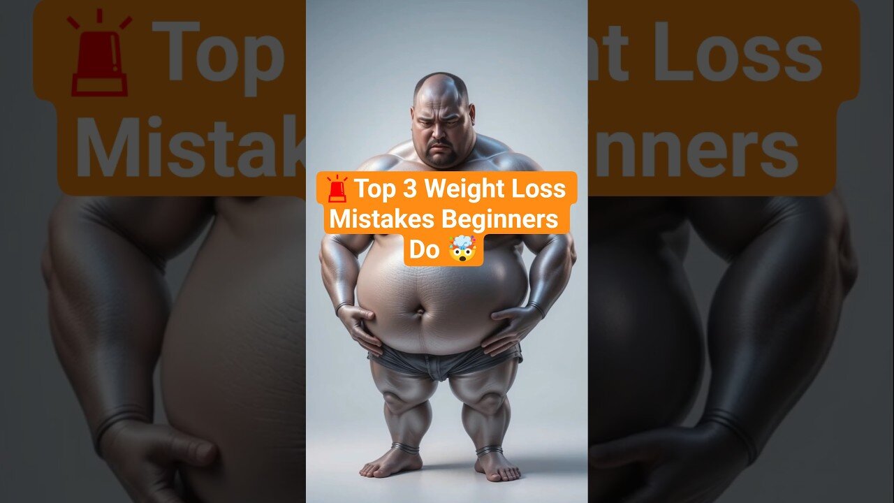 Top 3 Weight Loss Mistakes Beginners ALWAYS Make 🚨🤯 | Fix These Fast! #Shorts #WeightLoss