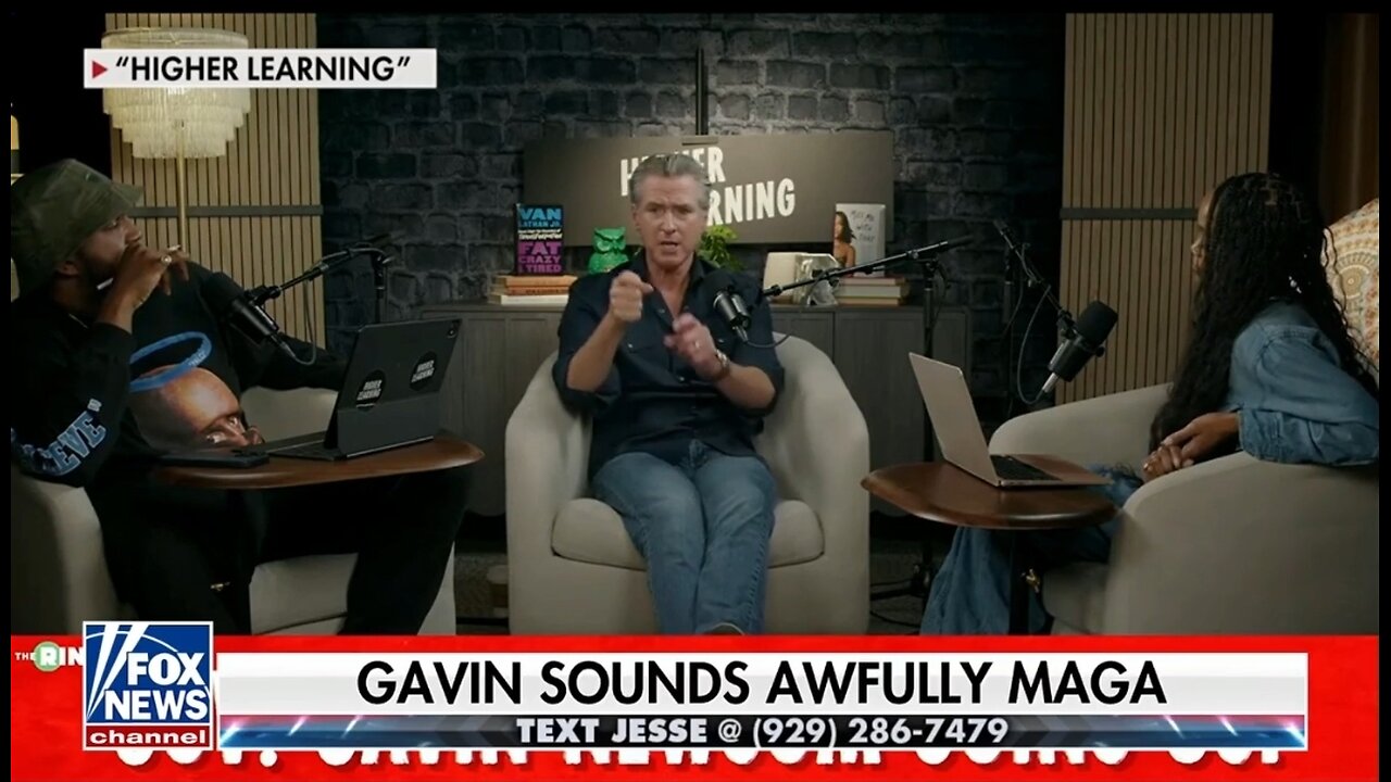 Gavin Newsom Sounds Like MAGA